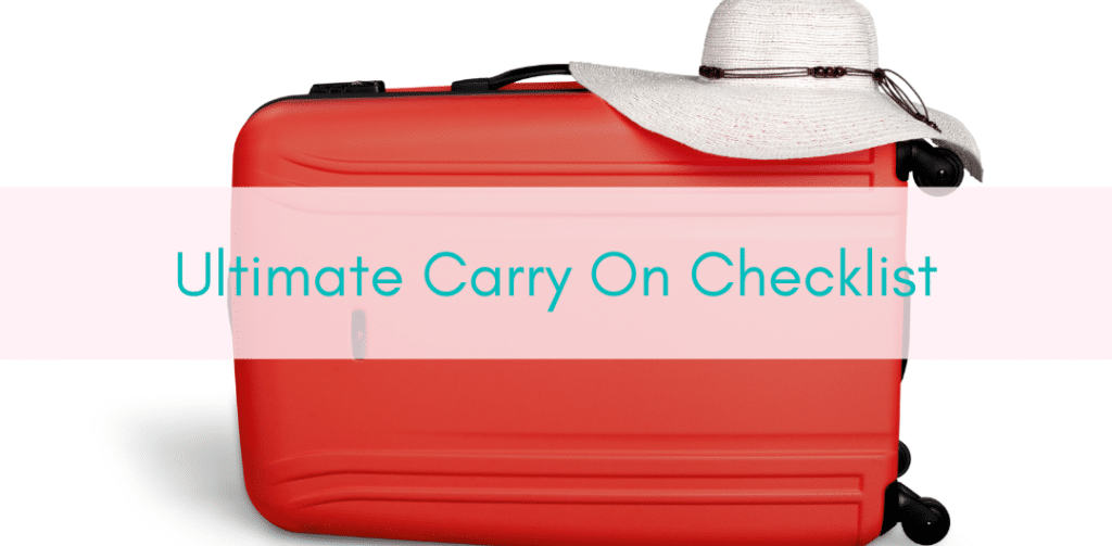 Girls Who Travel | Carry on checklist