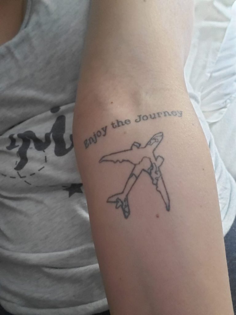 Girls Who Travel | Best Travel Tattoos - Enjoy the journey